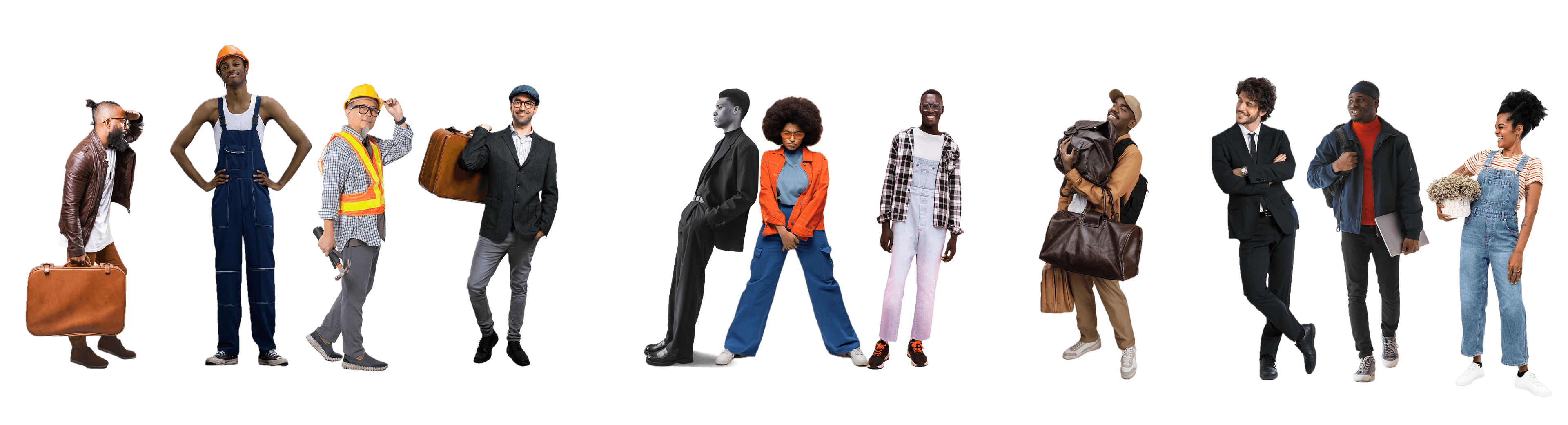 Diverse group of workers represented by World Wide Services