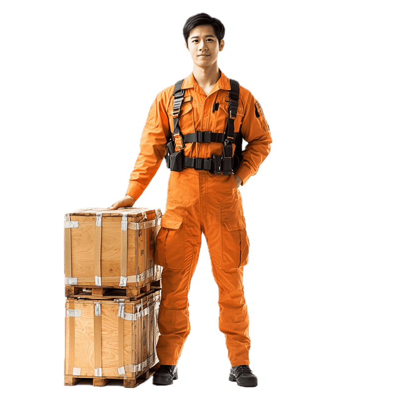 Worker testimonial portrait